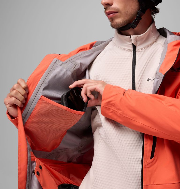 Men's Platinum Peak II 3L Shell Jacket, Color: Zing, image 5