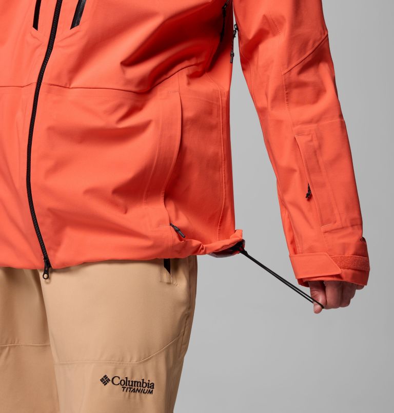 Men's Platinum Peak II 3L Shell Jacket, Color: Zing, image 10