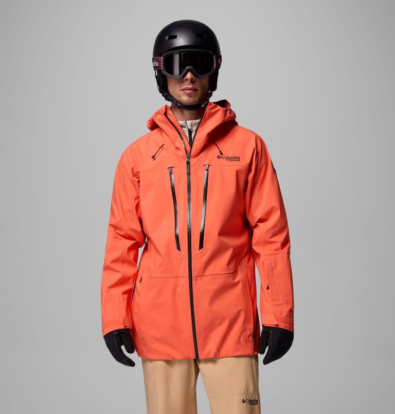 Men's Platinum Peak II 3L Shell Jacket, Color: Zing, image 1