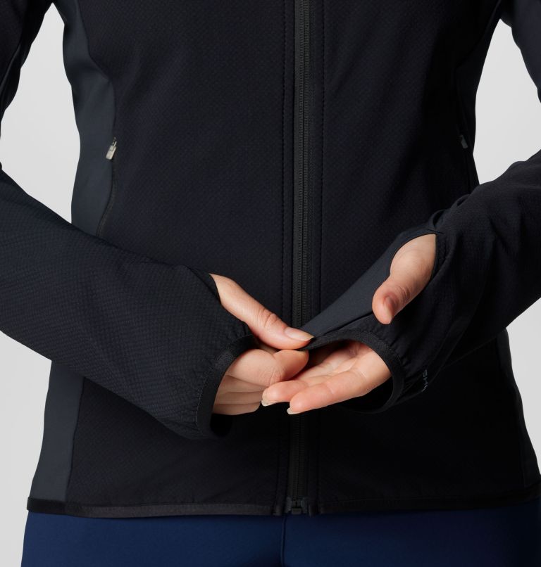Manteau polaire technique à fermeture éclair pleine longueur Spectre Ridge II pour femmes, Color: Black, image 7