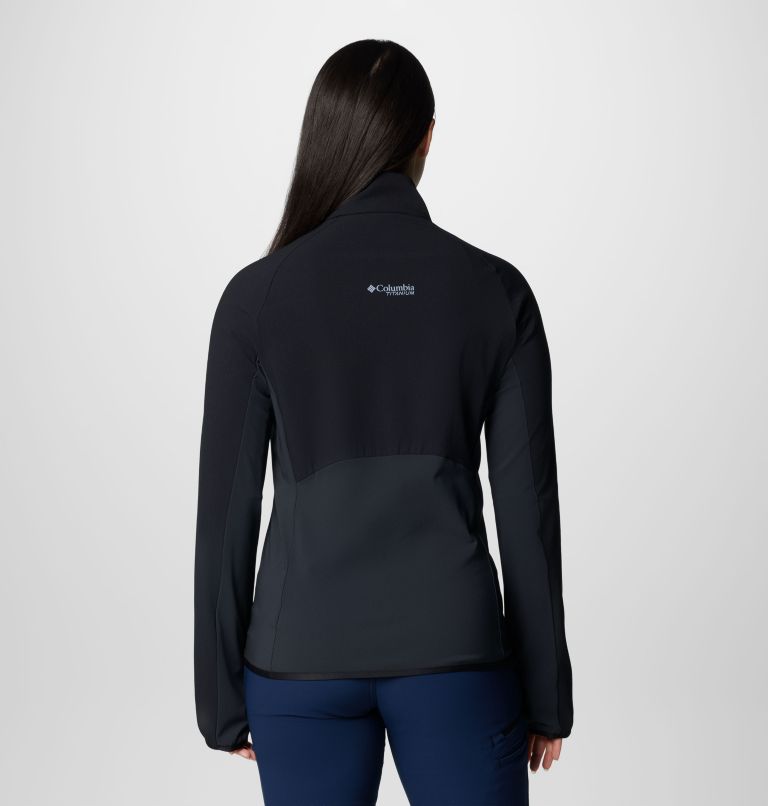 Manteau polaire technique à fermeture éclair pleine longueur Spectre Ridge II pour femmes, Color: Black, image 2