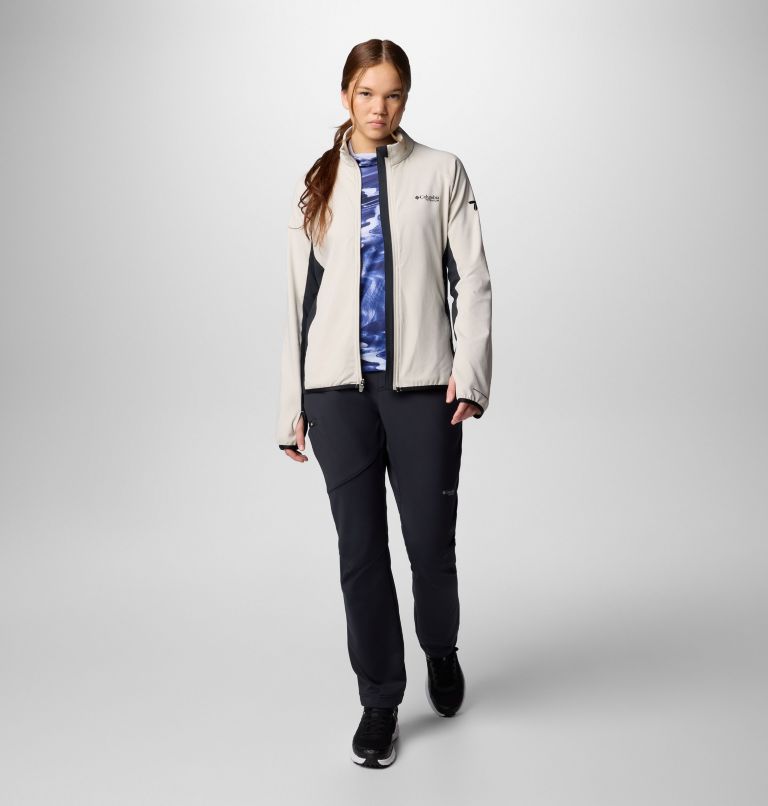 Women's Spectre Ridge II Tech Fleece Full Zip Jacket, Color: Dark Stone, Black, image 3