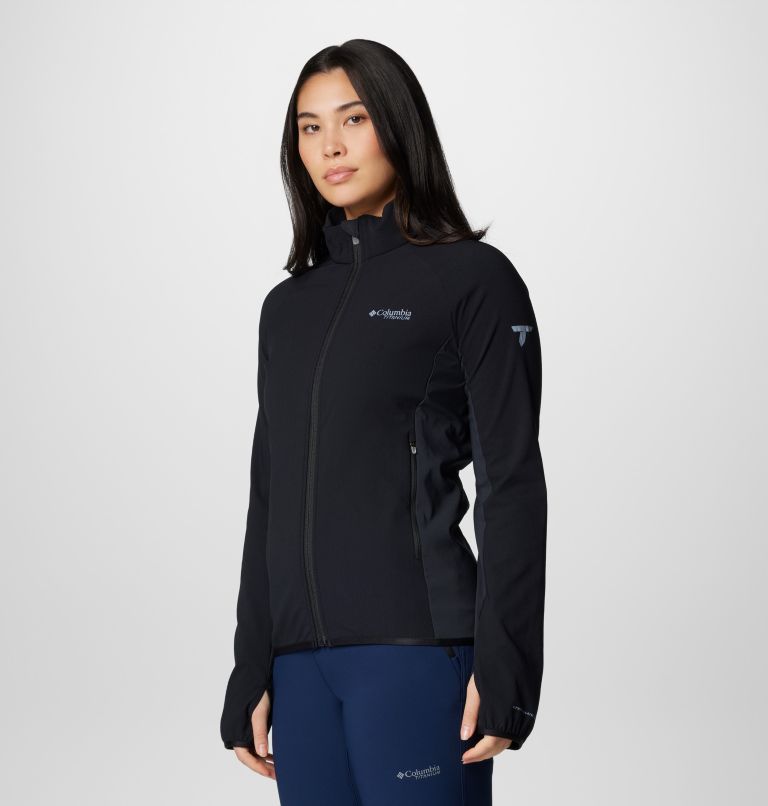 Women's Spectre Ridge II Technical Fleece, Color: Black, image 4