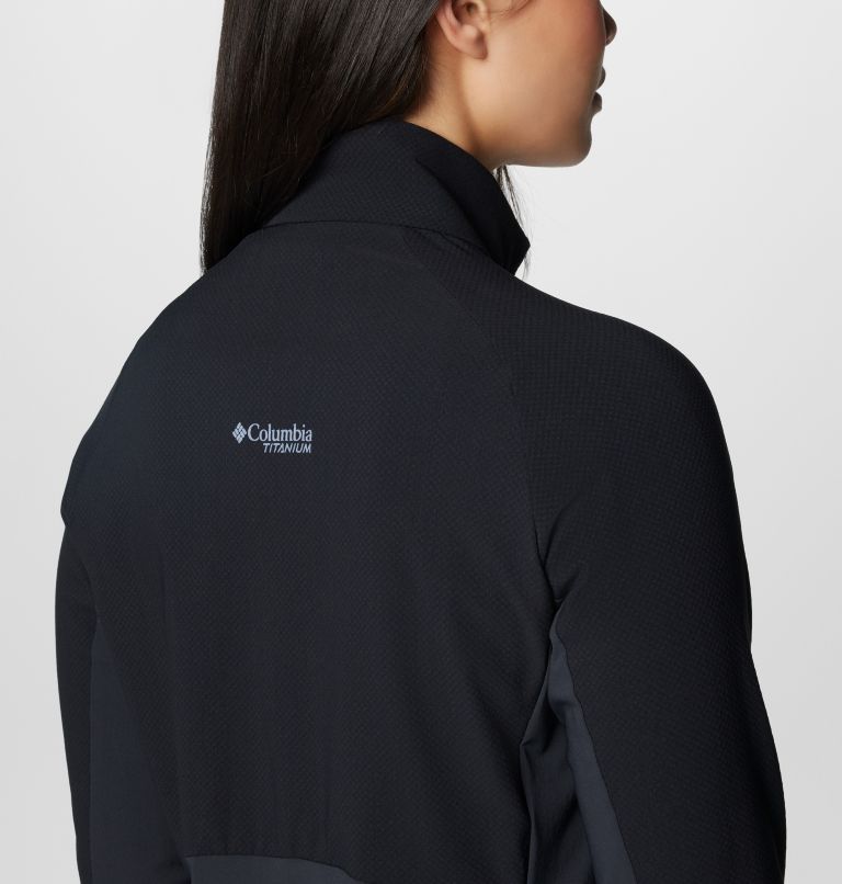 Women's Spectre Ridge II Technical Fleece, Color: Black, image 6