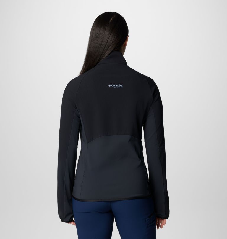 Women's Spectre Ridge II Technical Fleece, Color: Black, image 2