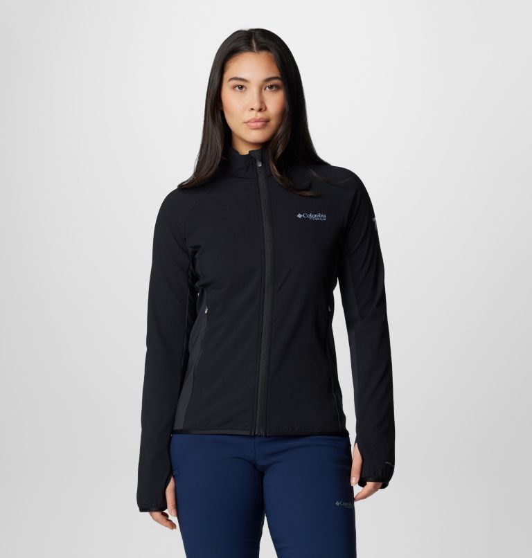 Women's Spectre Ridge II Technical Fleece, Color: Black, image 1