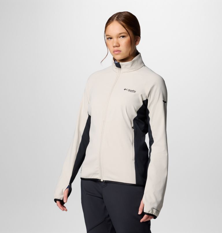 Women's Spectre Ridge II Technical Fleece, Color: Dark Stone, Black, image 4