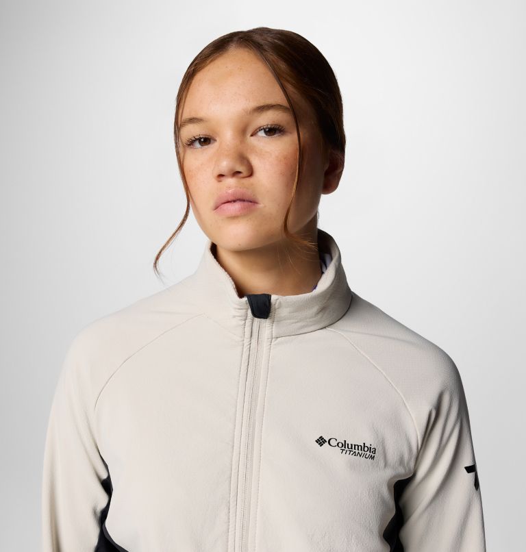 Women's Spectre Ridge II Technical Fleece, Color: Dark Stone, Black, image 5