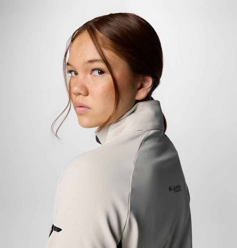 Women's Spectre Ridge II Technical Fleece, Color: Dark Stone, Black, image 6