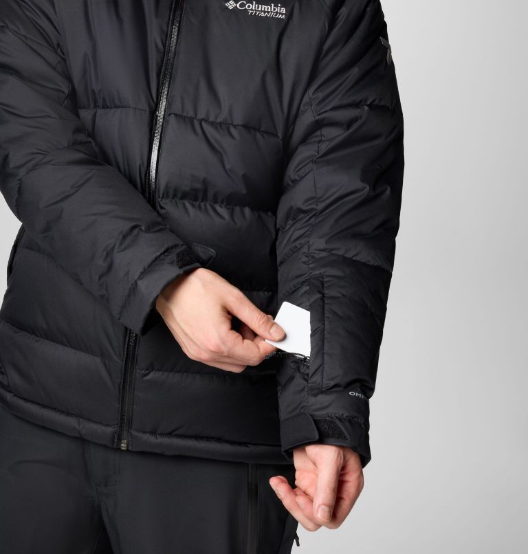 Black columbia ski jacket best sale