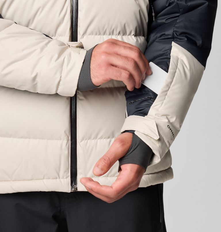 Men's Roaring Fork II Waterproof Down Ski Jacket, Color: Dark Stone, Black, image 11