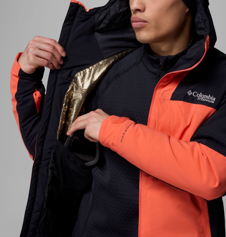 Men's Cirque Bowl Jacket, Color: Black, Zing, image 5