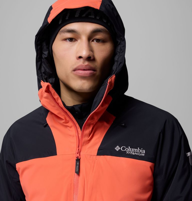 Men's Cirque Bowl Jacket, Color: Black, Zing, image 8
