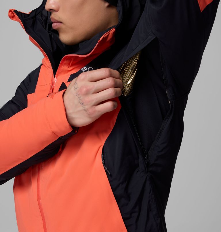 Men's Cirque Bowl Jacket, Color: Black, Zing, image 9