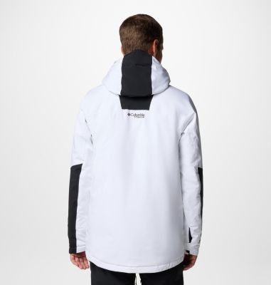 Men's Cirque Bowl Waterproof Insulated Ski Jacket, Color: White, Black, image 6