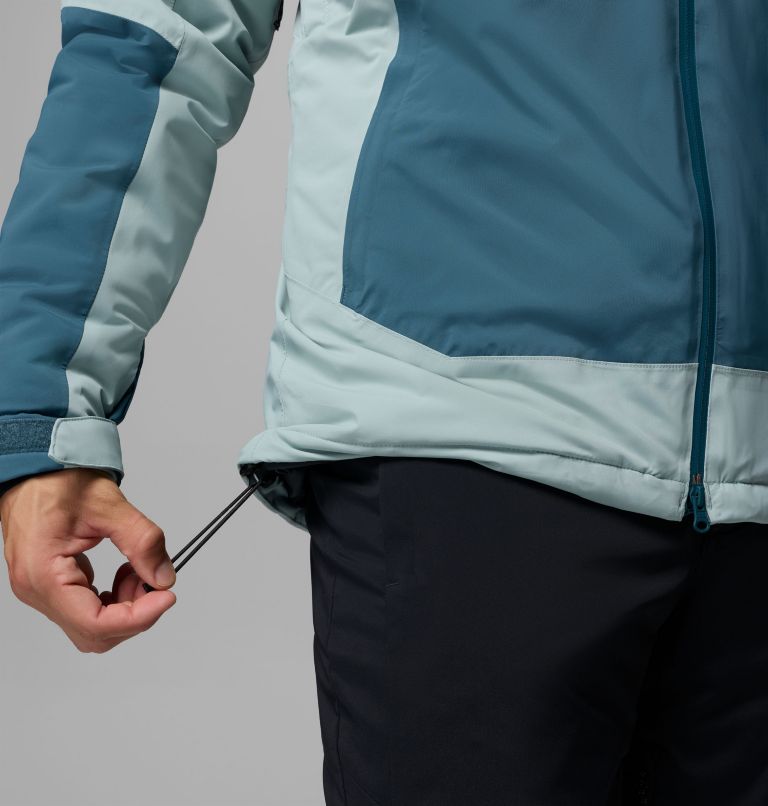 Men's Cirque Bowl Waterproof Insulated Ski Jacket, Color: Everblue, Crushed Blue, image 12