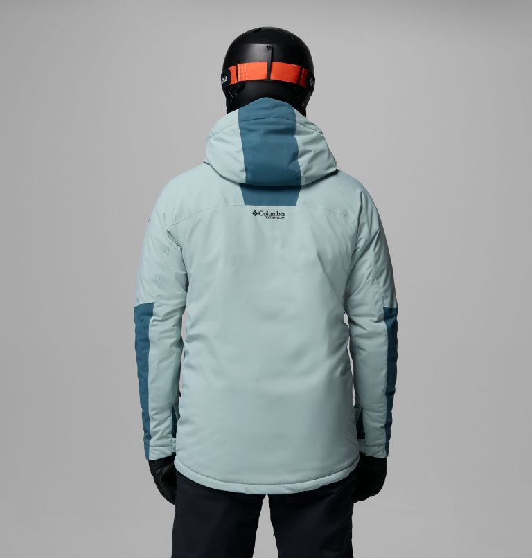 Men's Cirque Bowl Waterproof Insulated Ski Jacket, Color: Everblue, Crushed Blue, image 3