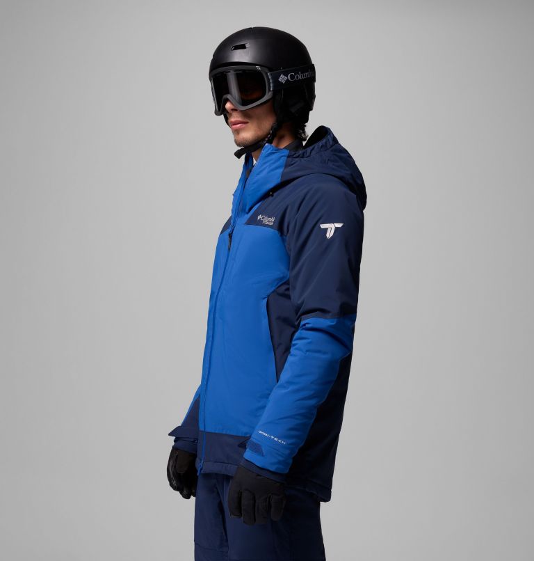 Veste Cirque Bowl pour hommes, Color: Collegiate Navy, Mountain Blue, image 4