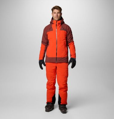 Men's Cirque Bowl Waterproof Insulated Ski Jacket, Color: Spice, Spicy, image 3