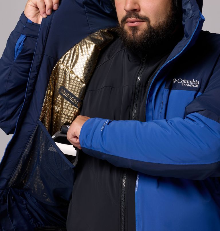 Veste Cirque Bowl pour hommes – Tailles fortes, Color: Collegiate Navy, Mountain Blue, image 5