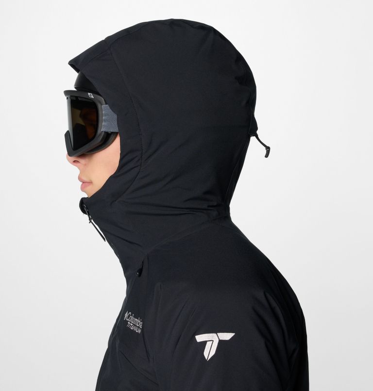 Men's Winter District III Waterproof Ski Jacket, Color: Black, image 9
