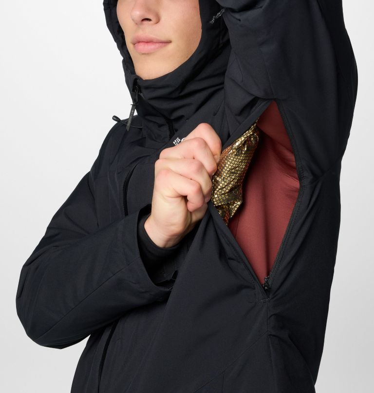 Men's Winter District III Waterproof Ski Jacket, Color: Black, image 10
