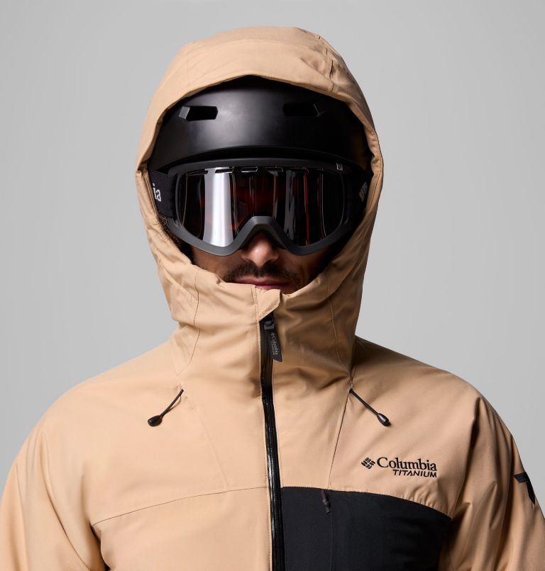 Men's Winter District III Jacket, Color: Canoe, Black, image 12
