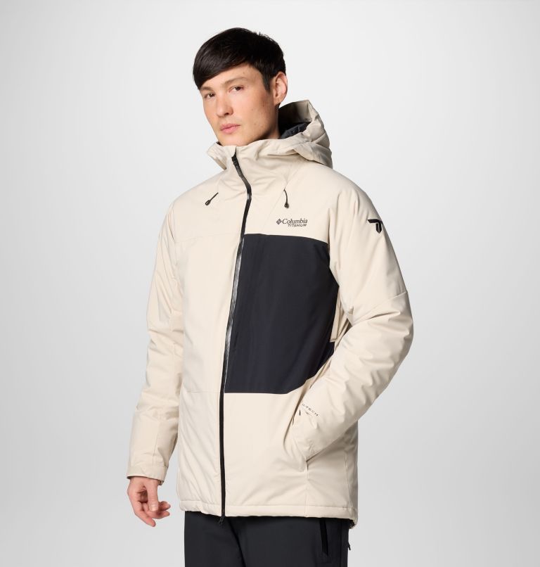 Columbia white ski jacket sale