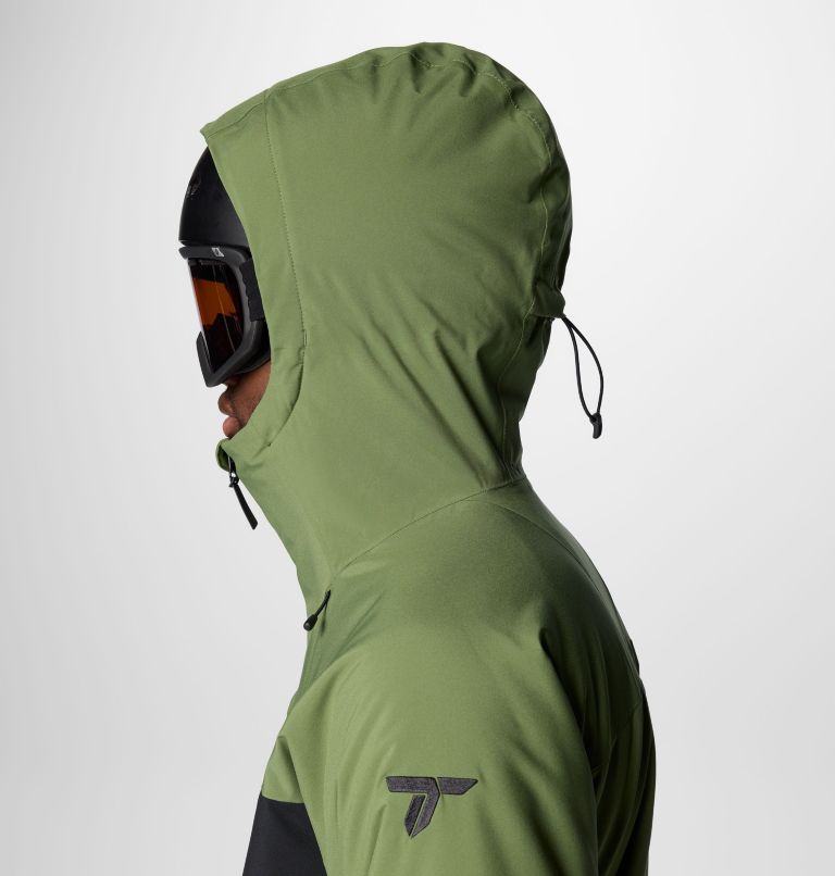 Men's Winter District III Jacket, Color: Canteen, Black, image 5