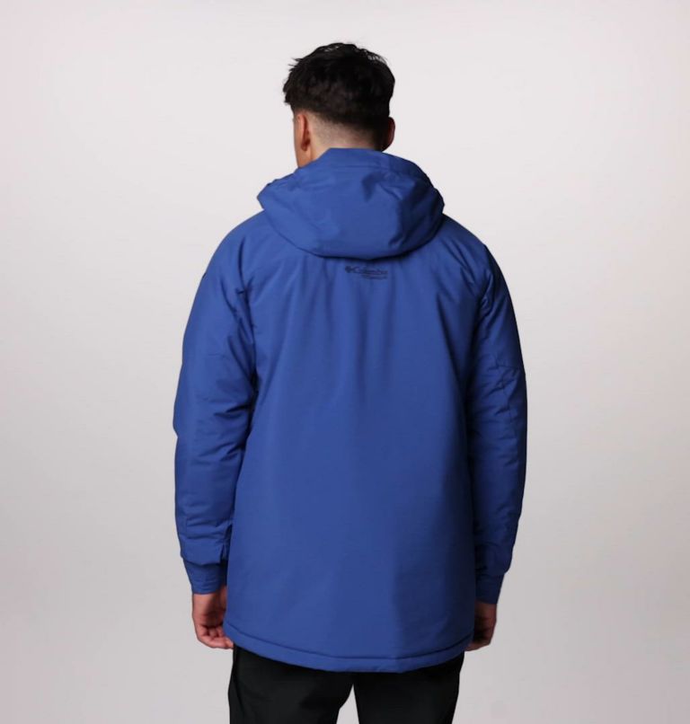 Men's Winter District III Jacket, Color: Mountain Blue, Black