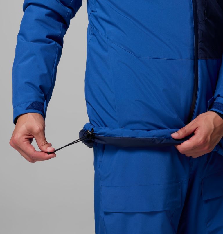 Men's Winter District III Jacket, Color: Mountain Blue, Collegiate Navy, image 11