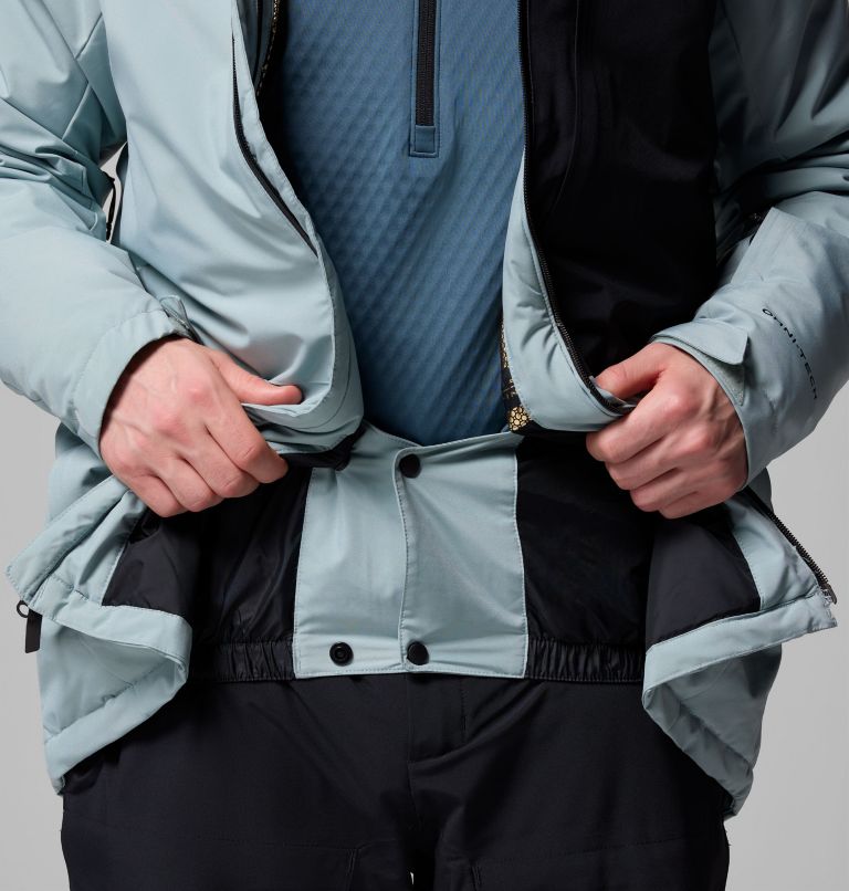 Men's Winter District III Jacket, Color: Crushed Blue, Black, image 7