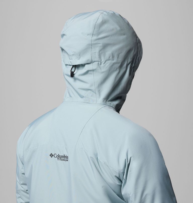 Men's Winter District III Jacket, Color: Crushed Blue, Black, image 12