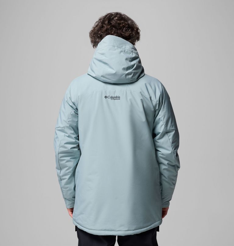 Men's Winter District III Jacket, Color: Crushed Blue, Black, image 3
