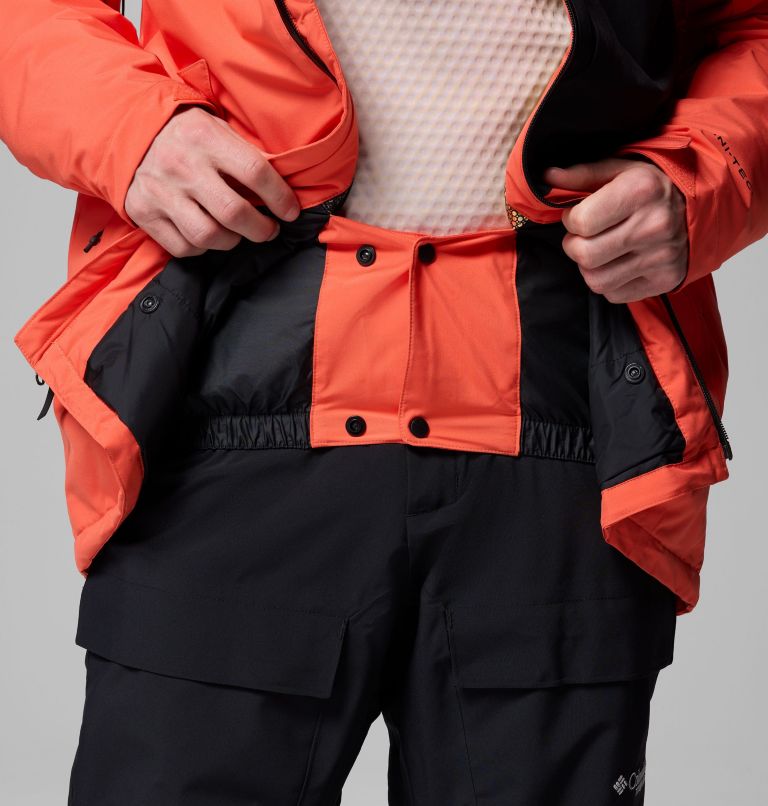 Men's Winter District III Jacket, Color: Zing, Black, image 7