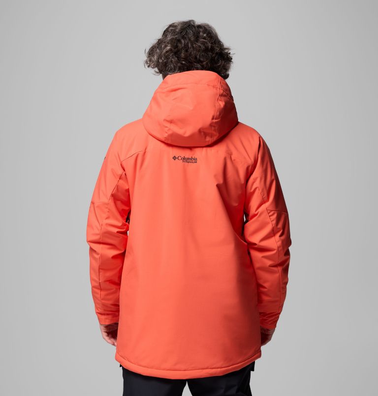 Men's Winter District III Jacket, Color: Zing, Black, image 3
