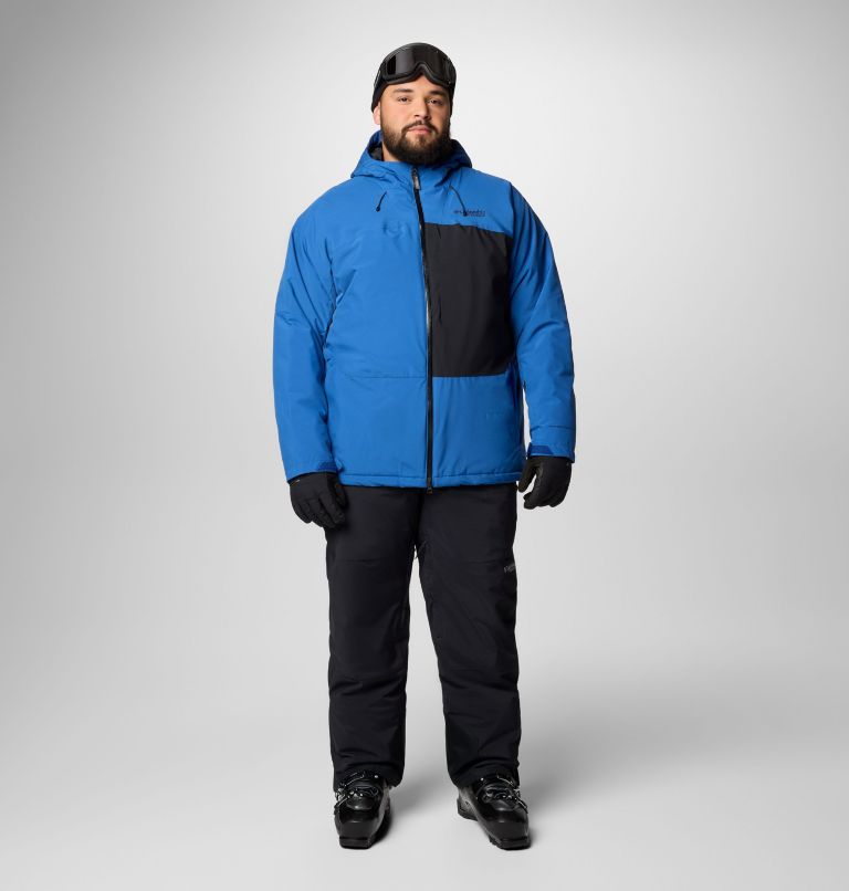 Men's Winter District III Jacket -Big, Color: Mountain Blue, Black, image 3
