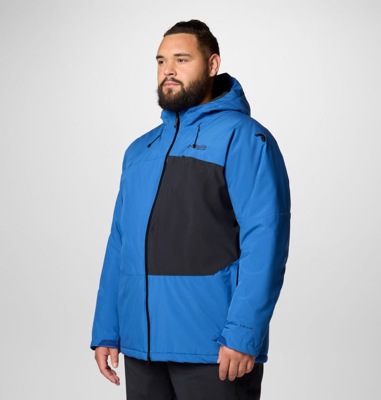 Men's Winter District III Jacket -Big, Color: Mountain Blue, Black, image 4