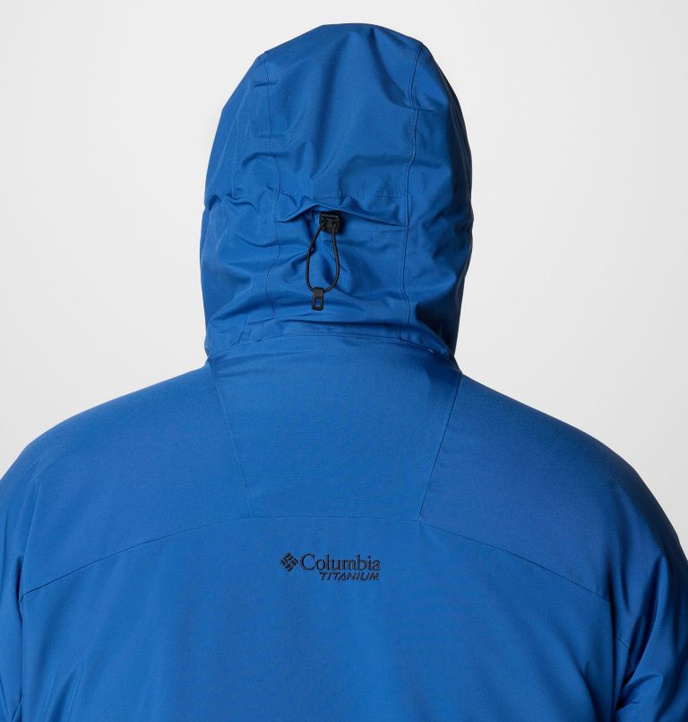 Men's Winter District III Jacket -Big, Color: Mountain Blue, Black, image 7