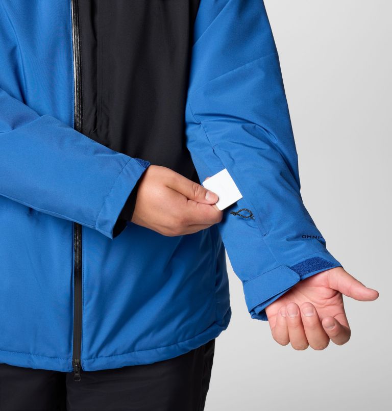 Men's Winter District III Jacket -Big, Color: Mountain Blue, Black, image 10
