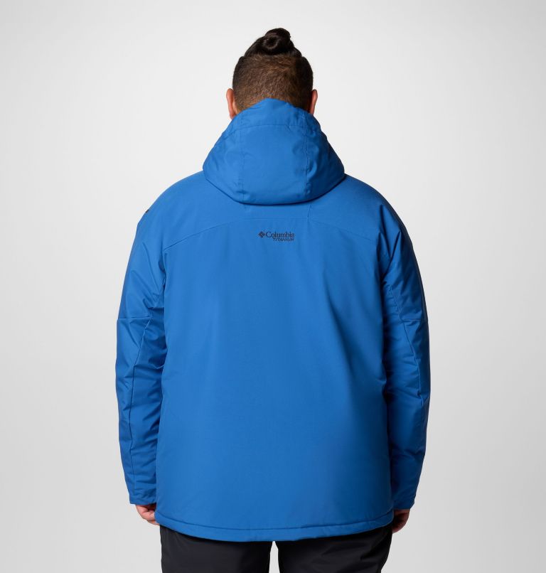 Men's Winter District III Jacket -Big, Color: Mountain Blue, Black, image 2