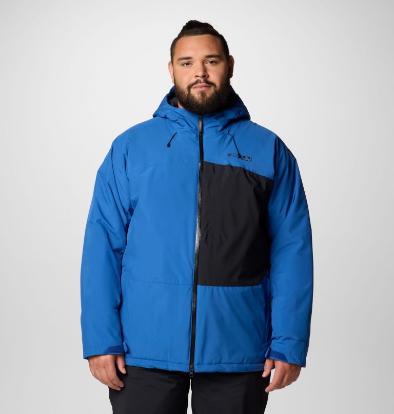 Men's Winter District III Jacket -Big, Color: Mountain Blue, Black, image 1
