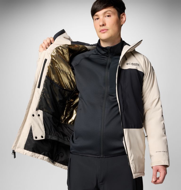 Men's Winter District III Jacket - Tall, Color: Dark Stone, Black, image 11
