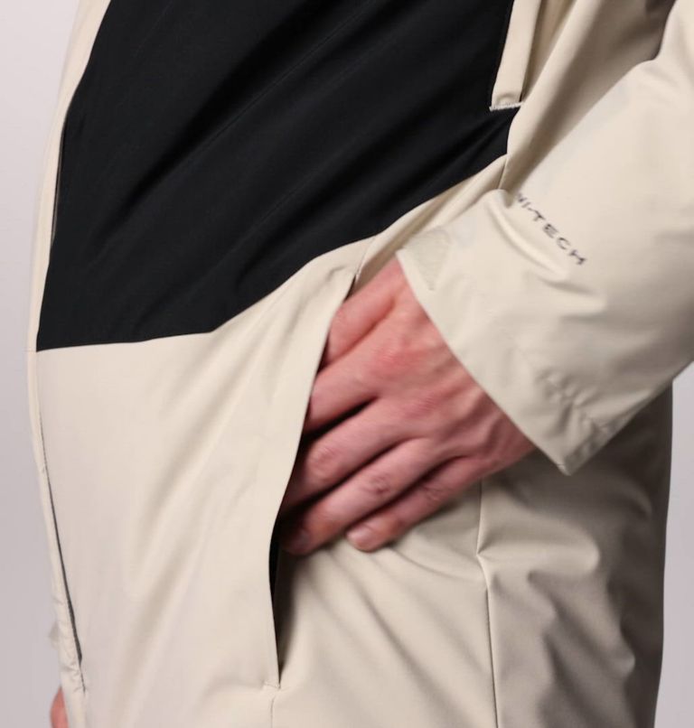 Men's Winter District III Jacket - Tall, Color: Dark Stone, Black