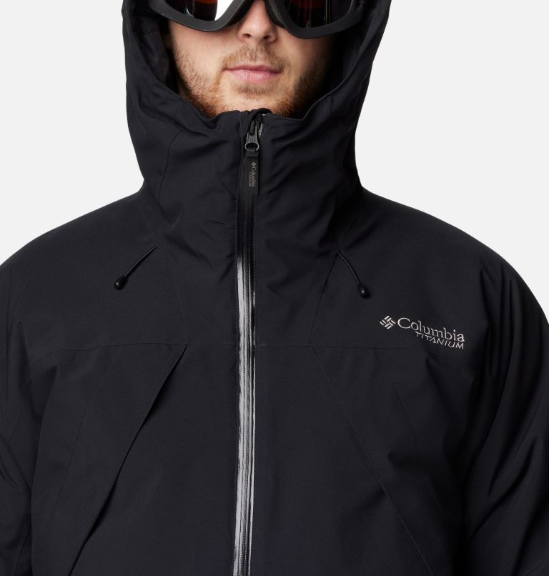 Men's PowBound Waterproof Ski Jacket, Color: Black, image 4