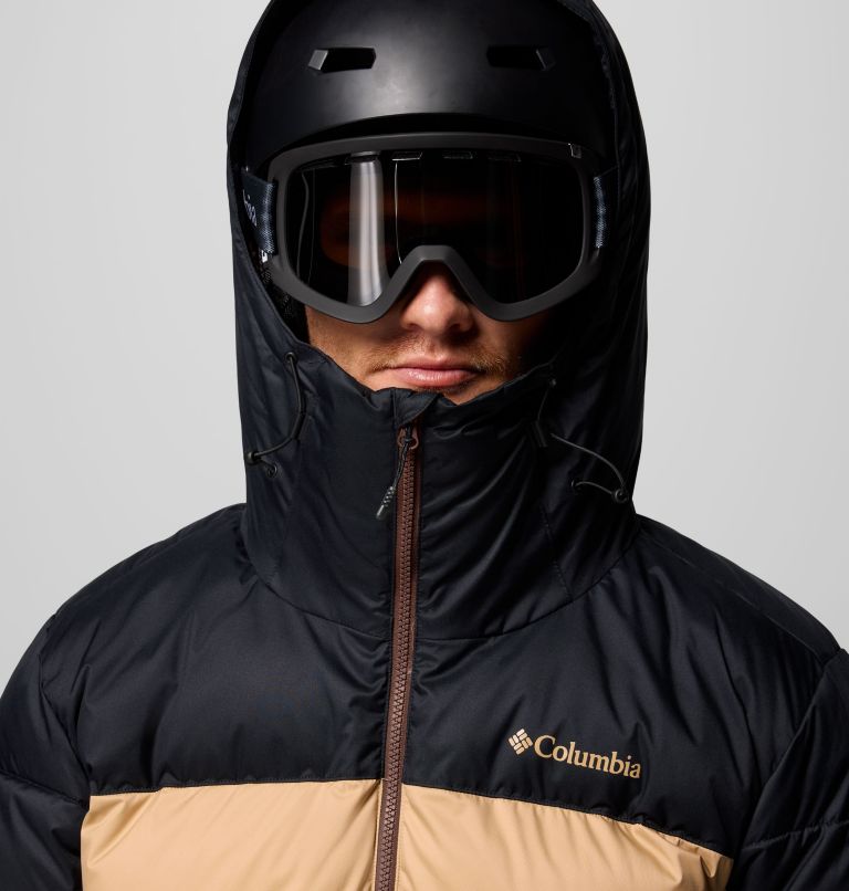 Men's Slope Style Insulated Ski Jacket, Color: Black, Canoe, Tobacco, image 8