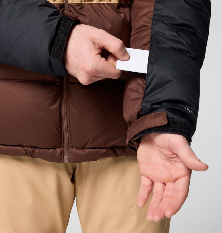 Men's Slope Style Insulated Ski Jacket, Color: Black, Canoe, Tobacco, image 9