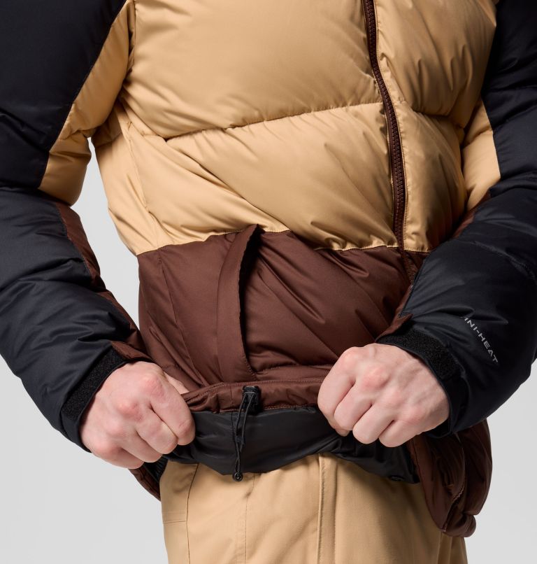 Men's Slope Style Insulated Ski Jacket, Color: Black, Canoe, Tobacco, image 10
