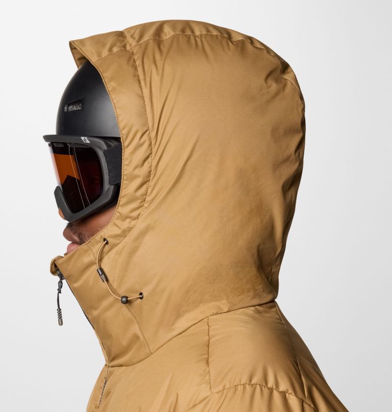 Men's Slope Style Insulated Ski Jacket, Color: Delta, Dark Stone, Black, image 6