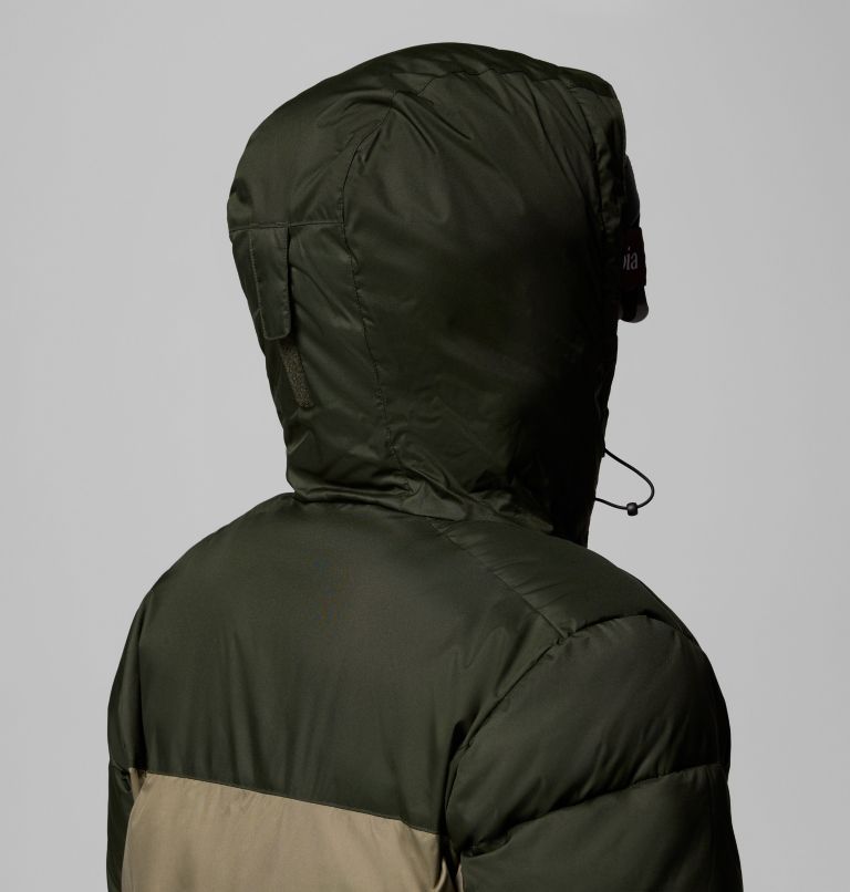 Men's Slope Style Insulated Ski Jacket, Color: Greenscape, Stone Green, Black, image 11